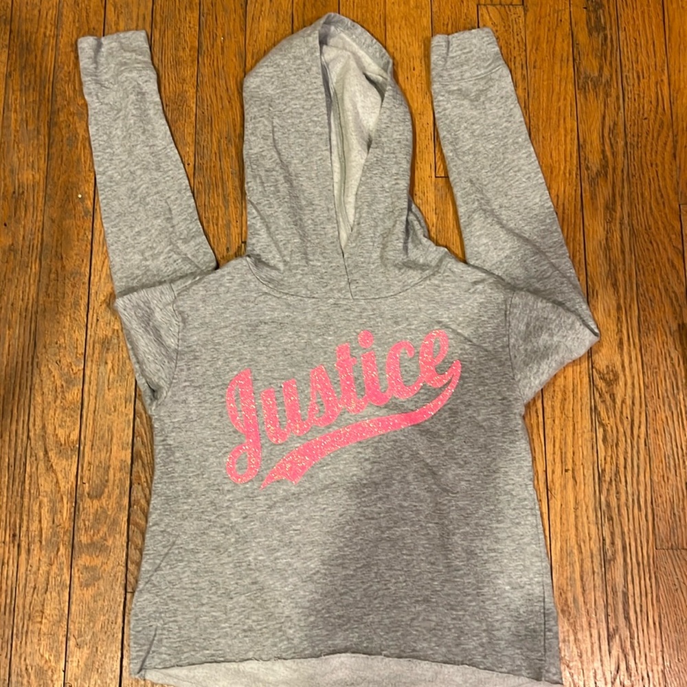 Justice kids sparkle hoodie